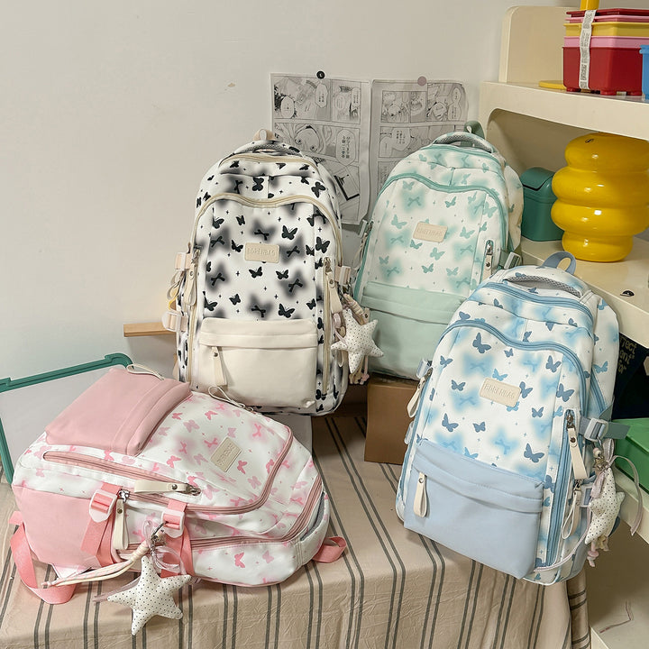 Cute Butterfly-Themed School Backpack Stornfield