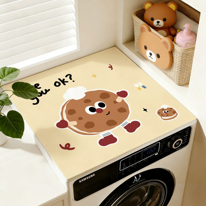 Cartoon Cat-Themed Laundry Table Cover