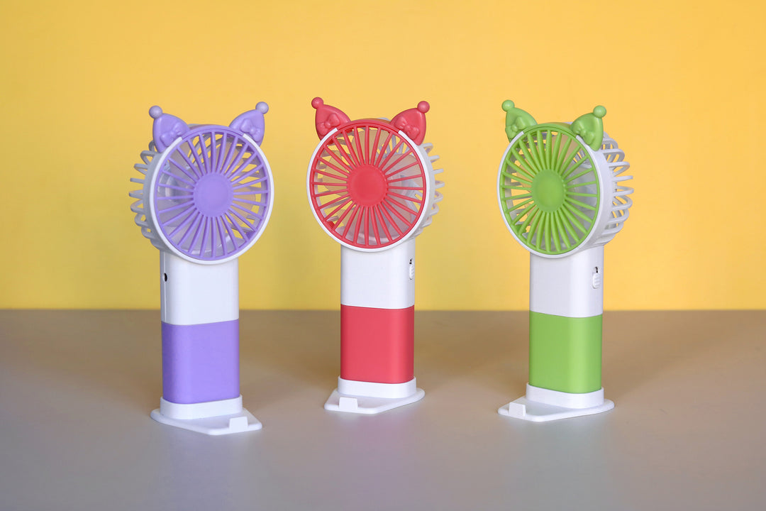 Unisex Portable Mini Hand Fan with Playful Design Stornfield