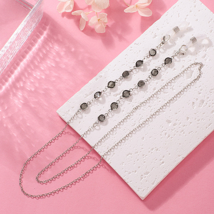Stylish Crystal Chain Eyewear Holder Stornfield