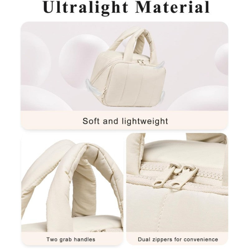 Women's insulated cooler bag with double zipper and sturdy handles Stornfield