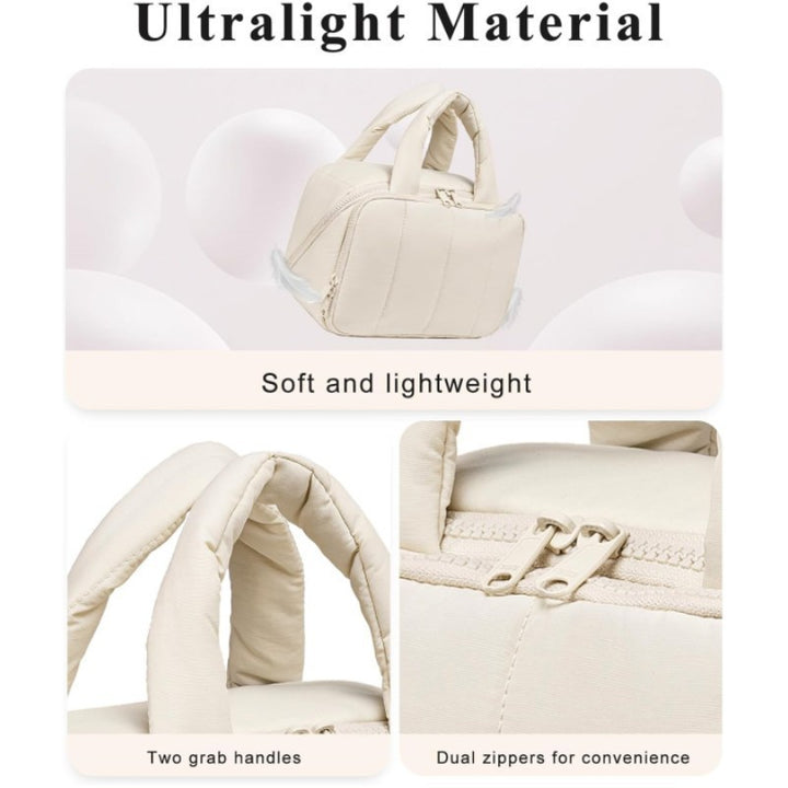 Women's insulated cooler bag with double zipper and sturdy handles Stornfield
