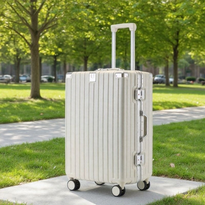 Hard Shell Trolley With Innovative Storage Space And Vibration Dampening Rolling System Stornfield