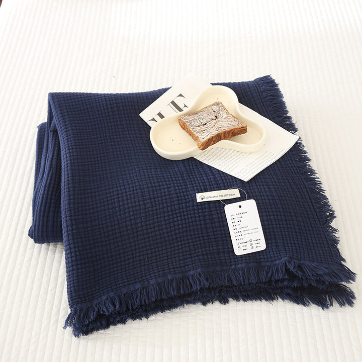 Women's cozy waffle textured blanket Stornfield