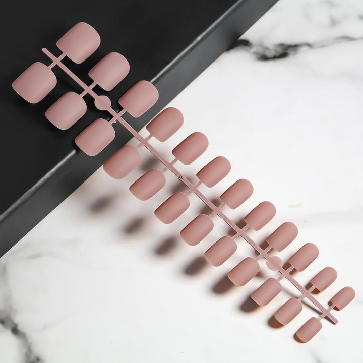 Matte Finish Press-On Nail Tips Stornfield
