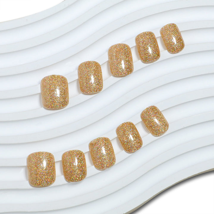 Glittery Press-On Nail Set Stornfield