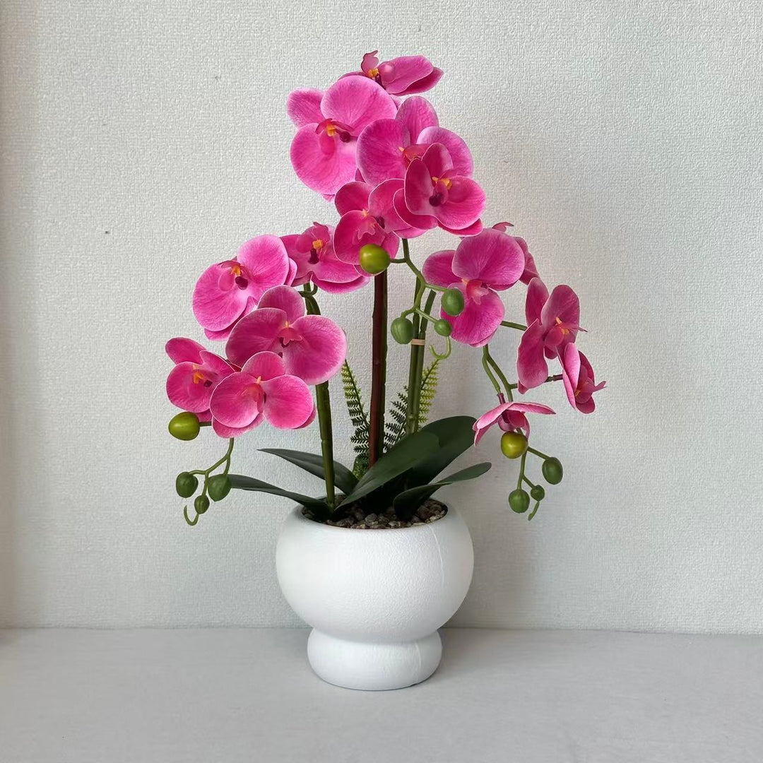 Elegant Faux Orchid Plant