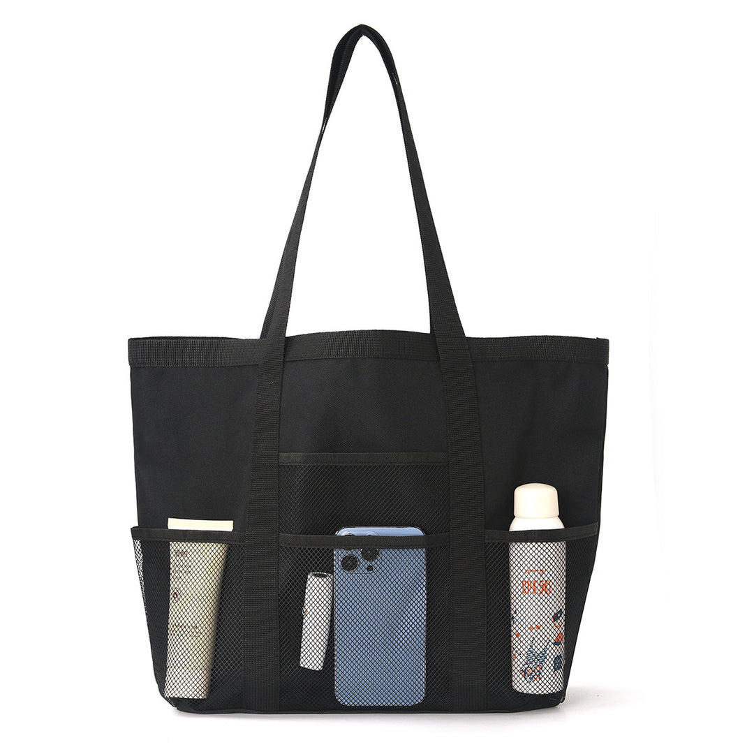 Multifunctional shopping bag with practical outer pockets Stornfield
