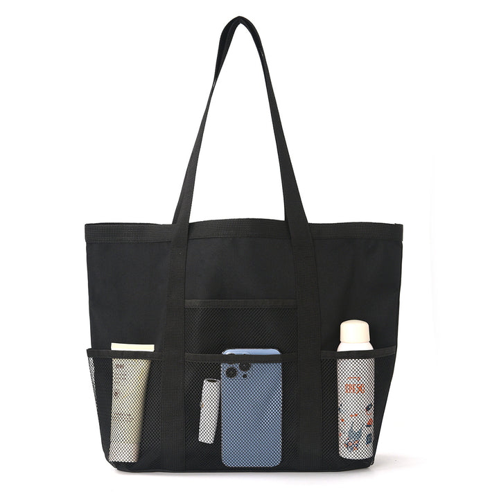Multifunctional shopping bag with practical outer pockets Stornfield
