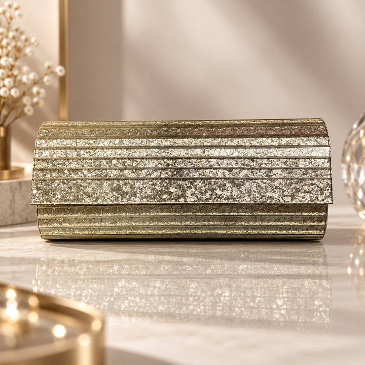 Glamorous Glitter Twist Clutch