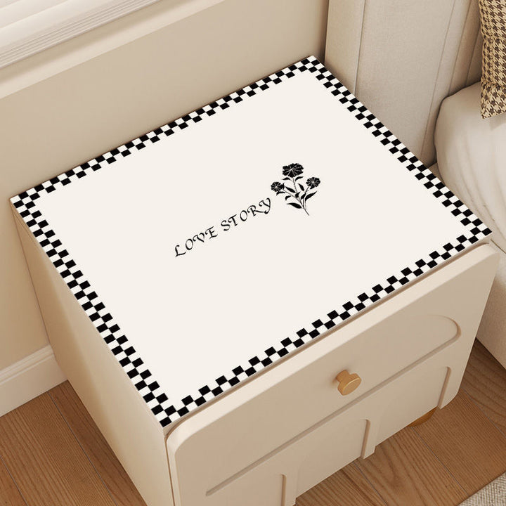 Cosmic-Themed Decorative Nightstand Mat