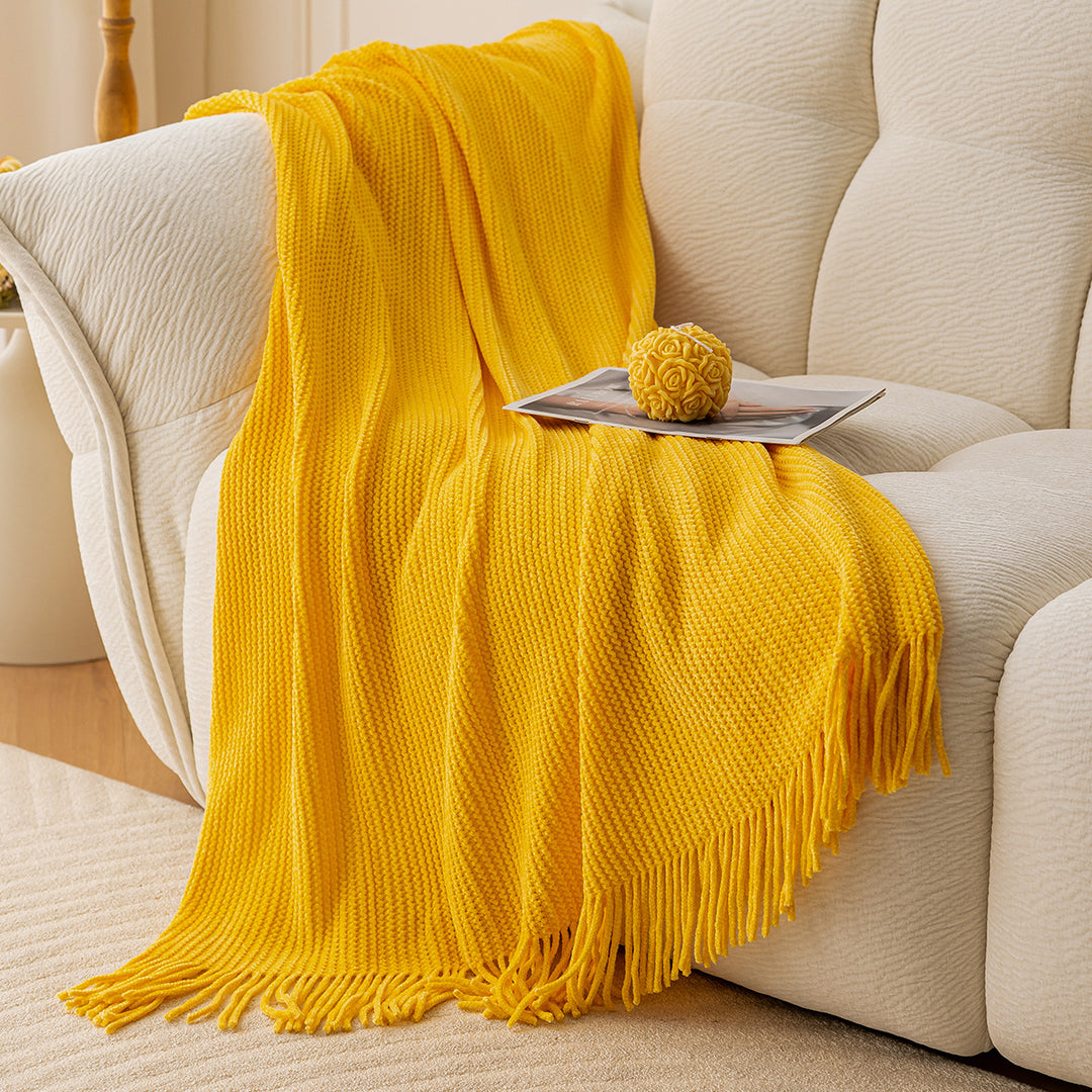 Home Decorative Knit Throw Blanket
