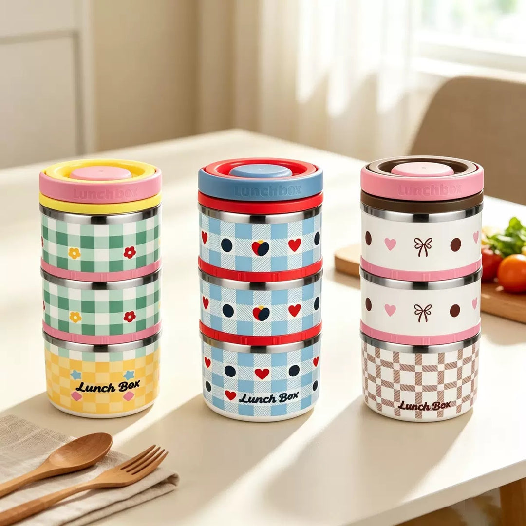 Stackable Stainless Steel Lunch Container