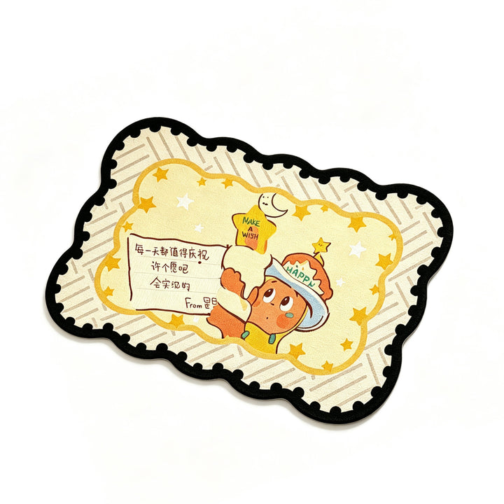 Cute Gingerbread-Themed Plush Bath Mat