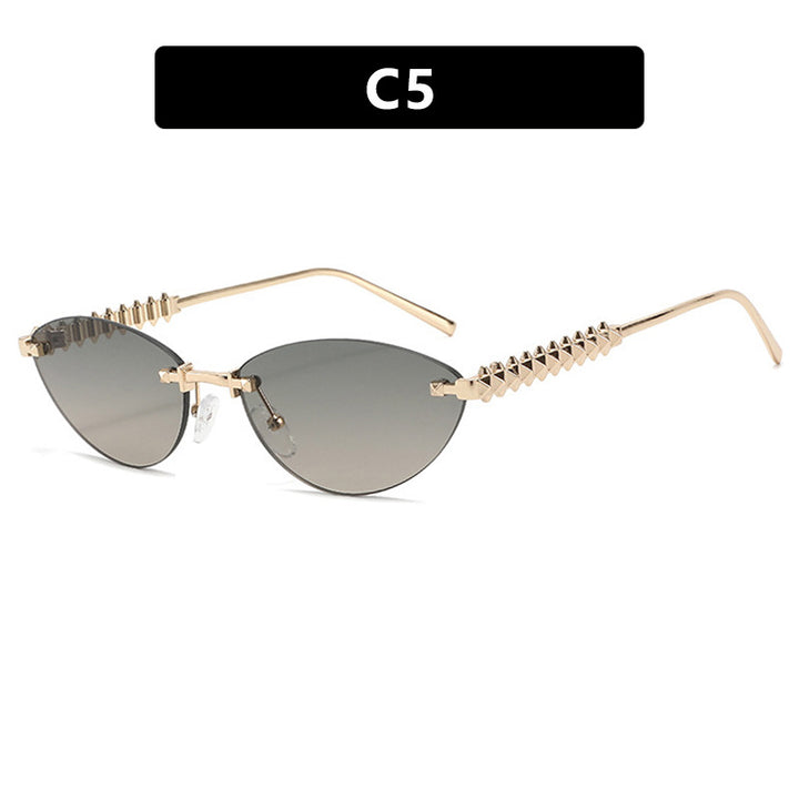 Women's sunglasses in modern, geometric design with stylish metal frame and UV protection Stornfield