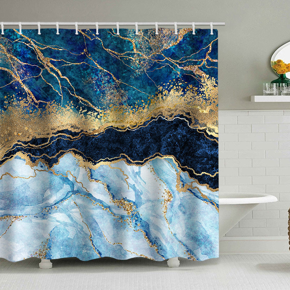Artistic Marble Design Shower Curtain Stornfield
