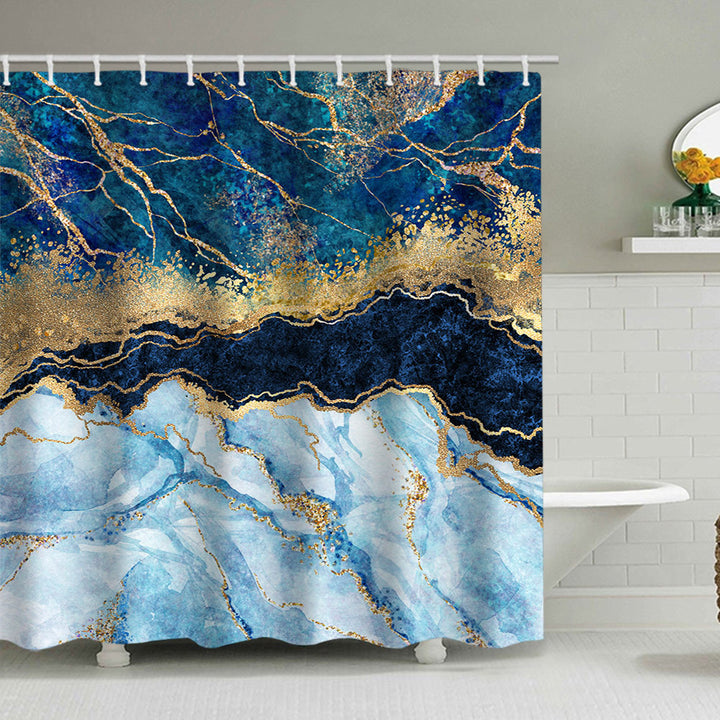 Artistic Marble Design Shower Curtain Stornfield