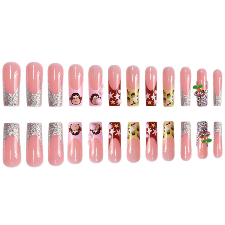 Creative Themed Press-On Nail Art Extensions Stornfield