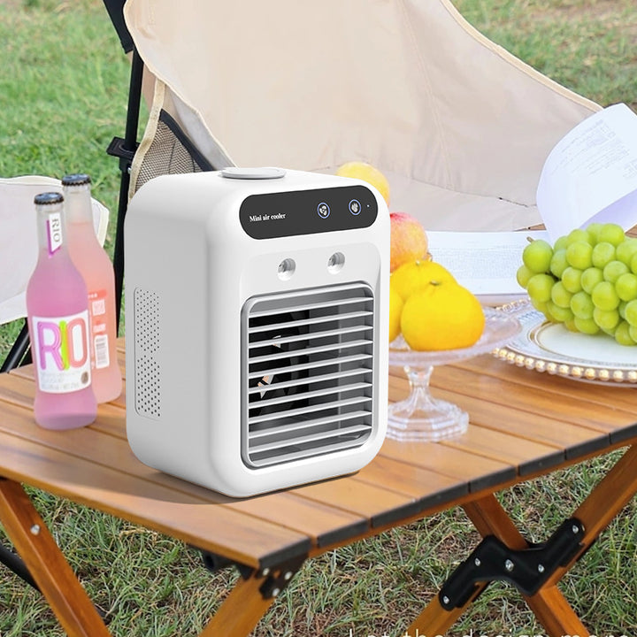 Unisex compact portable air cooler desktop device with USB connection and water container Stornfield