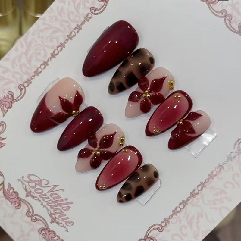 Artistic Press-On Nail Art Stornfield