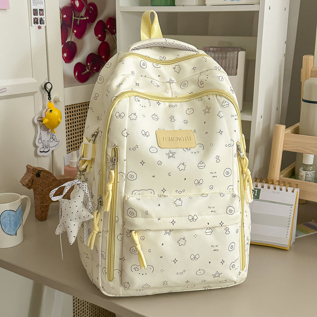 Playful Illustrated Backpack Stornfield