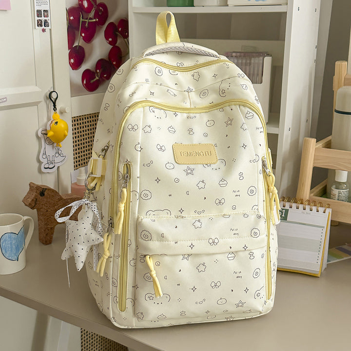 Playful Illustrated Backpack Stornfield