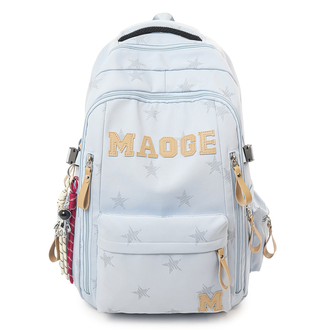 Star-Patterned Adjustable Backpack Stornfield