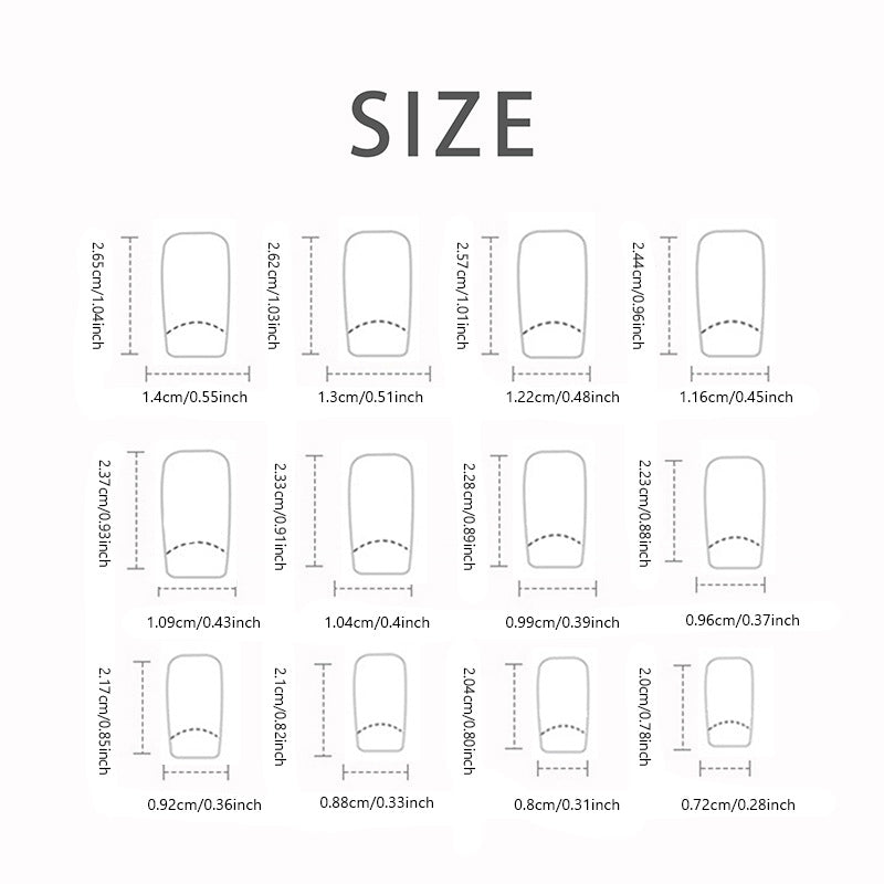 Artistic Design Press-On Nail Set Stornfield