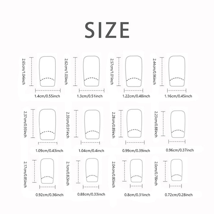Artistic Design Press-On Nail Set Stornfield