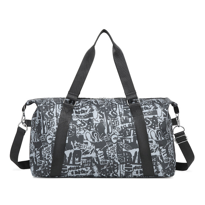 Graphic Patterned Sports Duffel Bag Stornfield