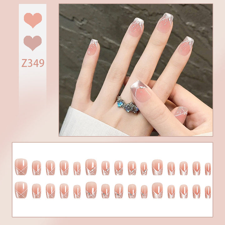 Artificial Nail Set with Glitter Accents Stornfield
