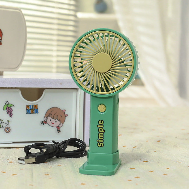 Women Portable Hand Fan with Rechargeable USB Port and Lightweight Construction Stornfield