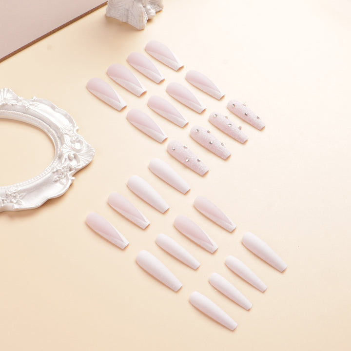 Premium Rhinestone-Embellished Stiletto Press-On Nails Stornfield