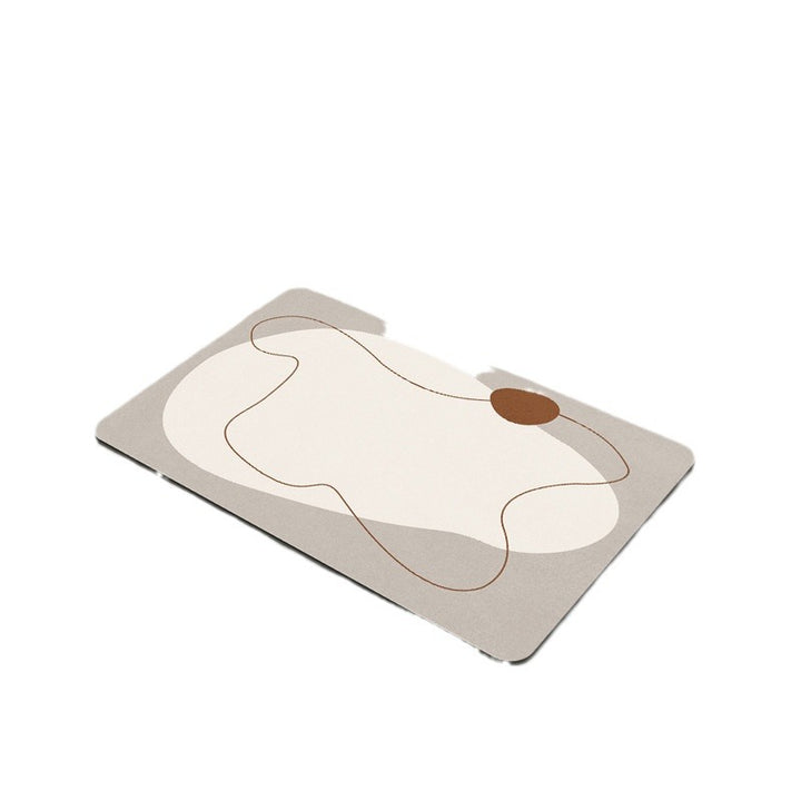 Modern Geometric Bath Mat Stornfield