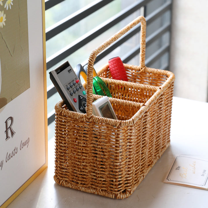 Unisex Handwoven Storage Basket with Dividers Stornfield