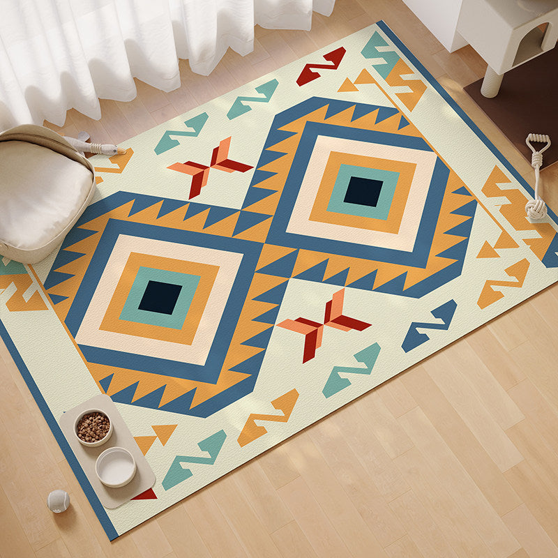 Geometric Pattern Area Rug