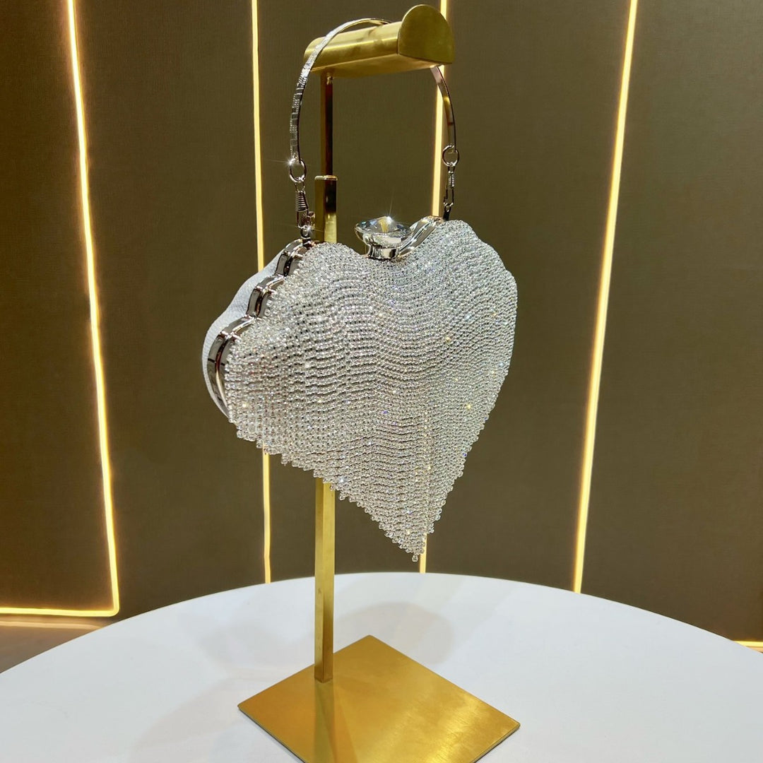 Crystal Fringe Evening Purse