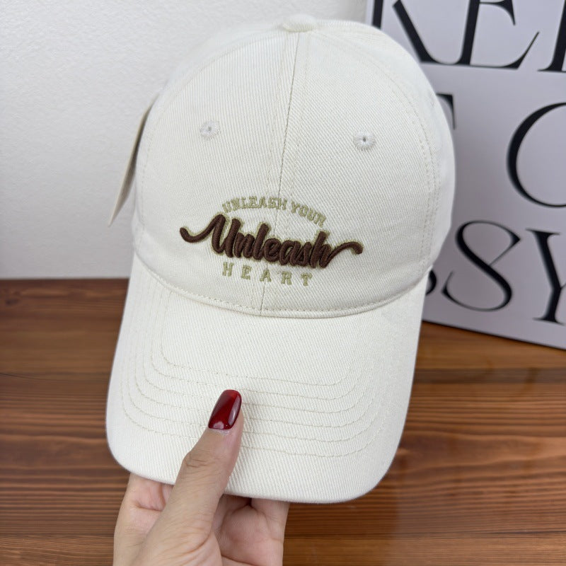 Women's Embroidered Heart Graphic Baseball Cap Stornfield