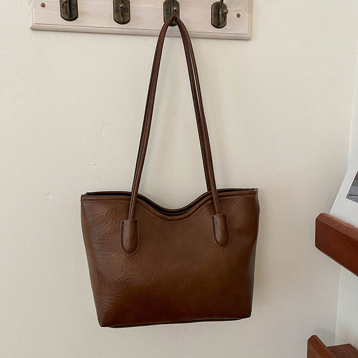 Classic Leather Tote Bag