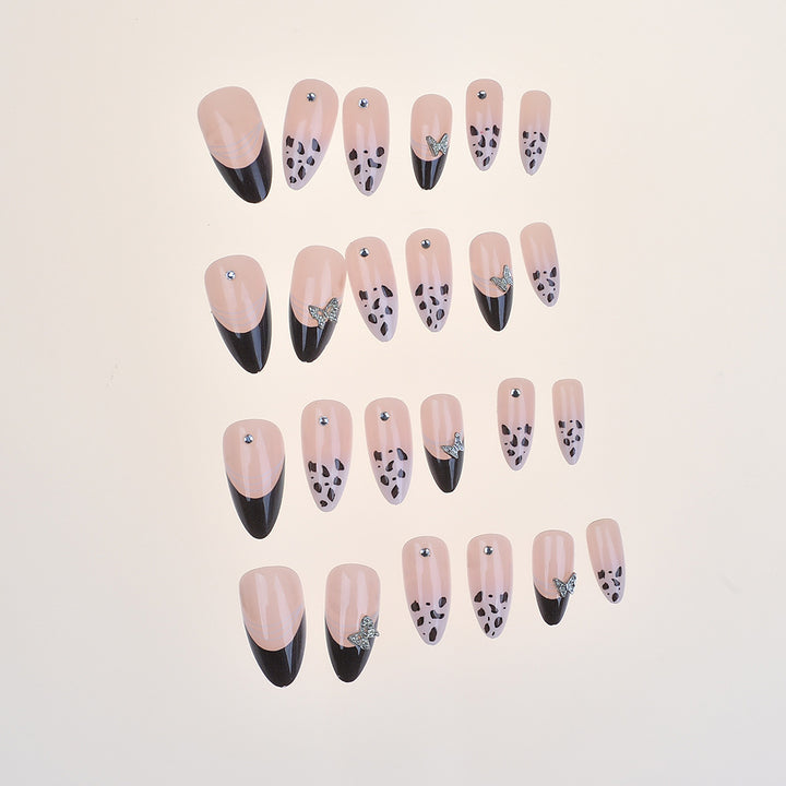 Artistic Press-On Nail Set with Elegant Designs Stornfield