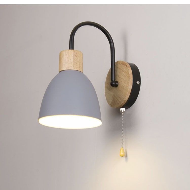 Modern Wooden Wall Sconce