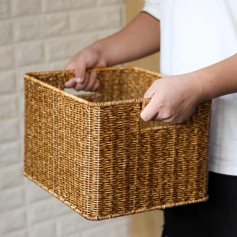 Premium Handwoven Square Storage Basket Stornfield