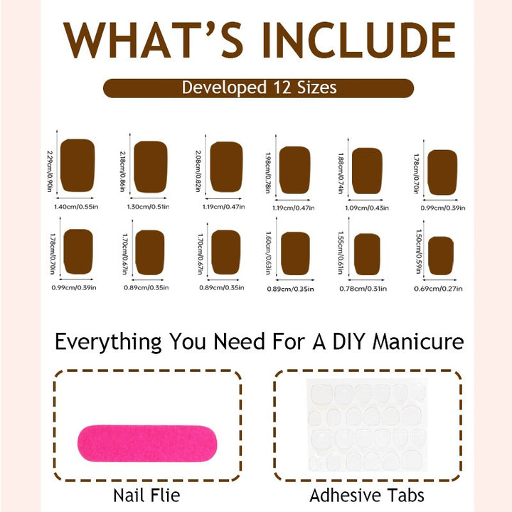 Stylish artificial nail set with versatile festive designs Stornfield