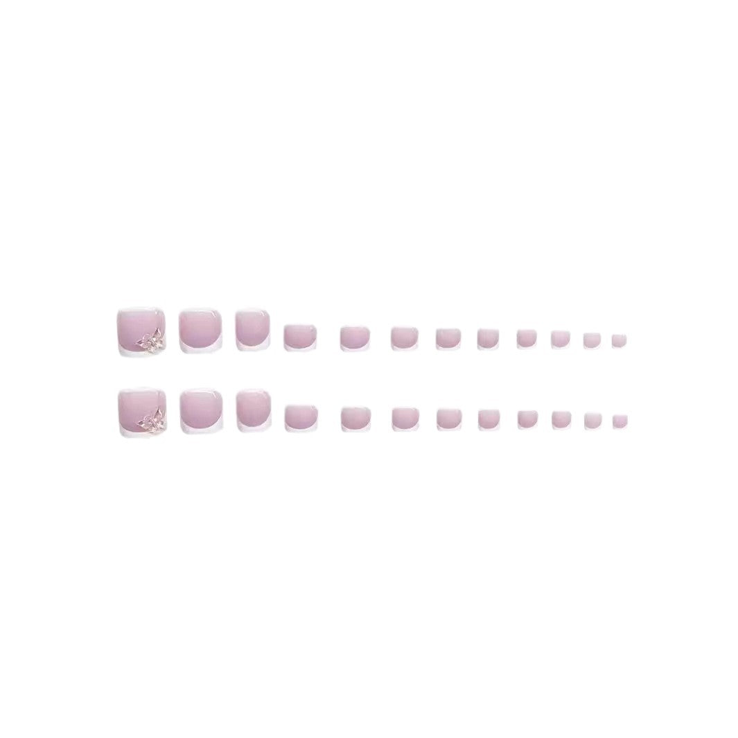 Elegant Decorative Press-On Nail Art Set Stornfield