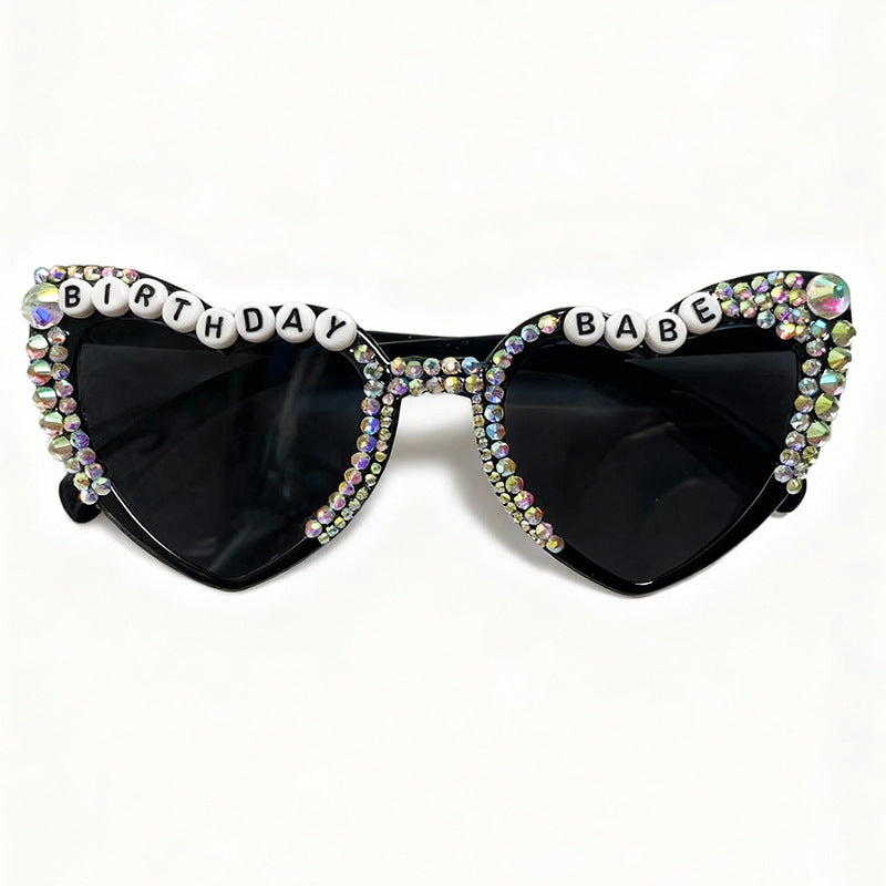 Birthday-Themed Heart-Shaped Sunglasses Stornfield