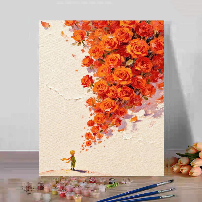 Floral Fantasy Art Canvas Print Stornfield