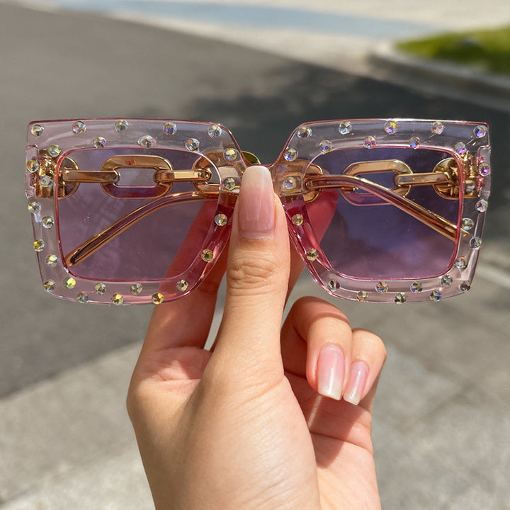 Decorative Pearl-Embellished Cat Eye Sunglasses Stornfield