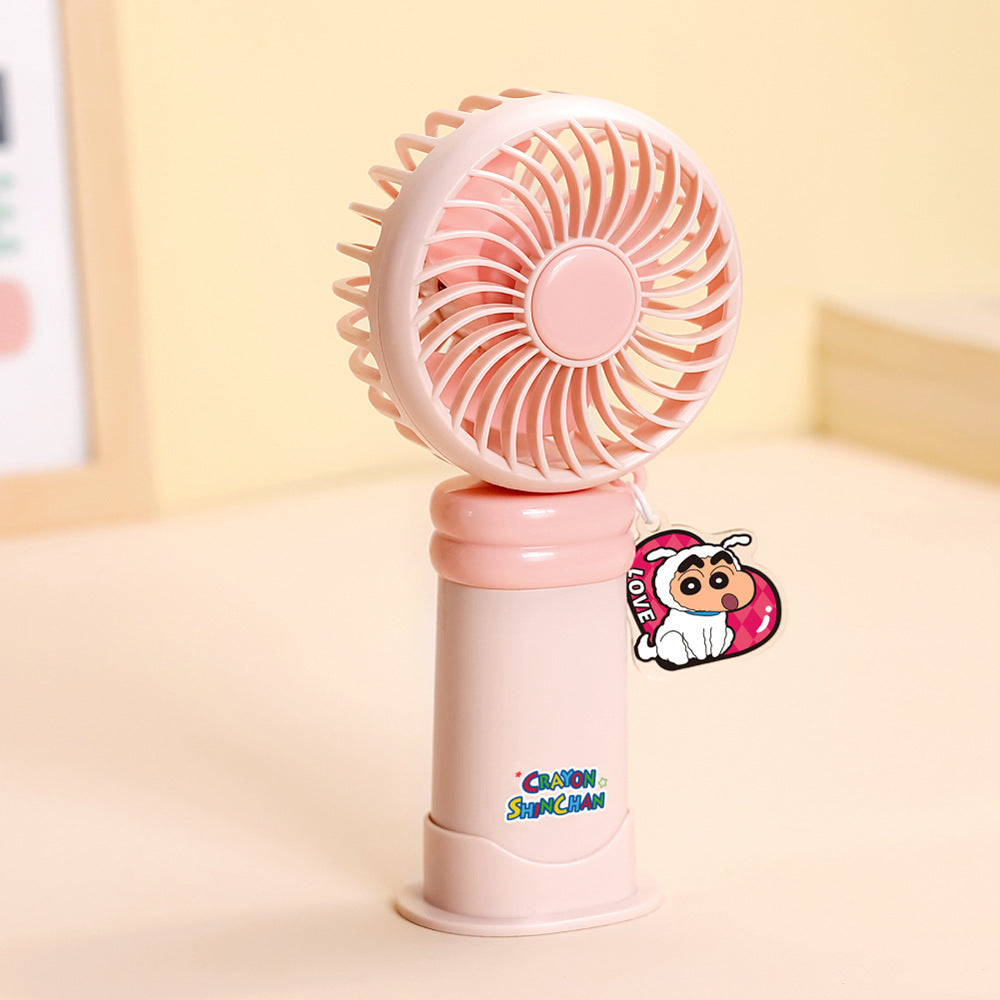 Ladies wearable handheld fan with playful dog design Stornfield