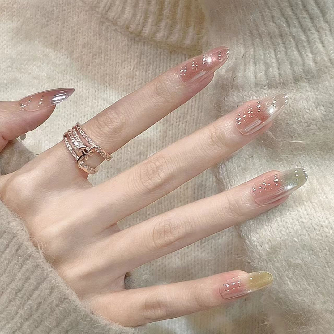 Artistic Gradient Nail Extensions