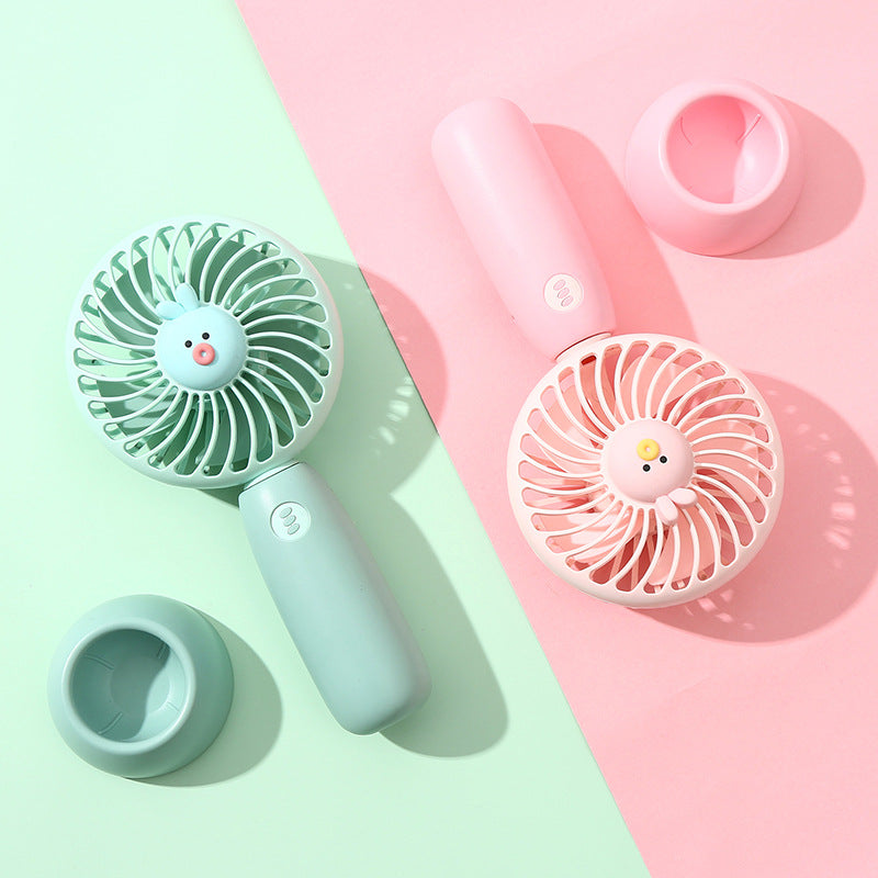 Unisex Portable Handheld Cooling Fan with Cute Animal Design Stornfield